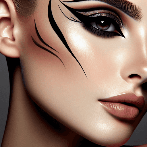 Kombinasi Sempurna: Faux Beauty Mark dan Eyeliner Grafik untuk Tampilan Unik