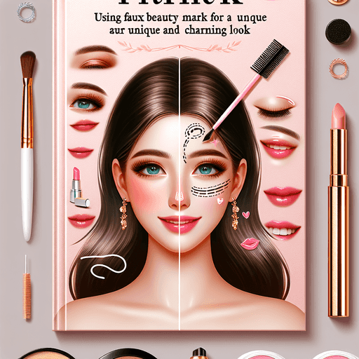 Penggunaan Faux Beauty Mark untuk Tampilan Unik dan Menawan
